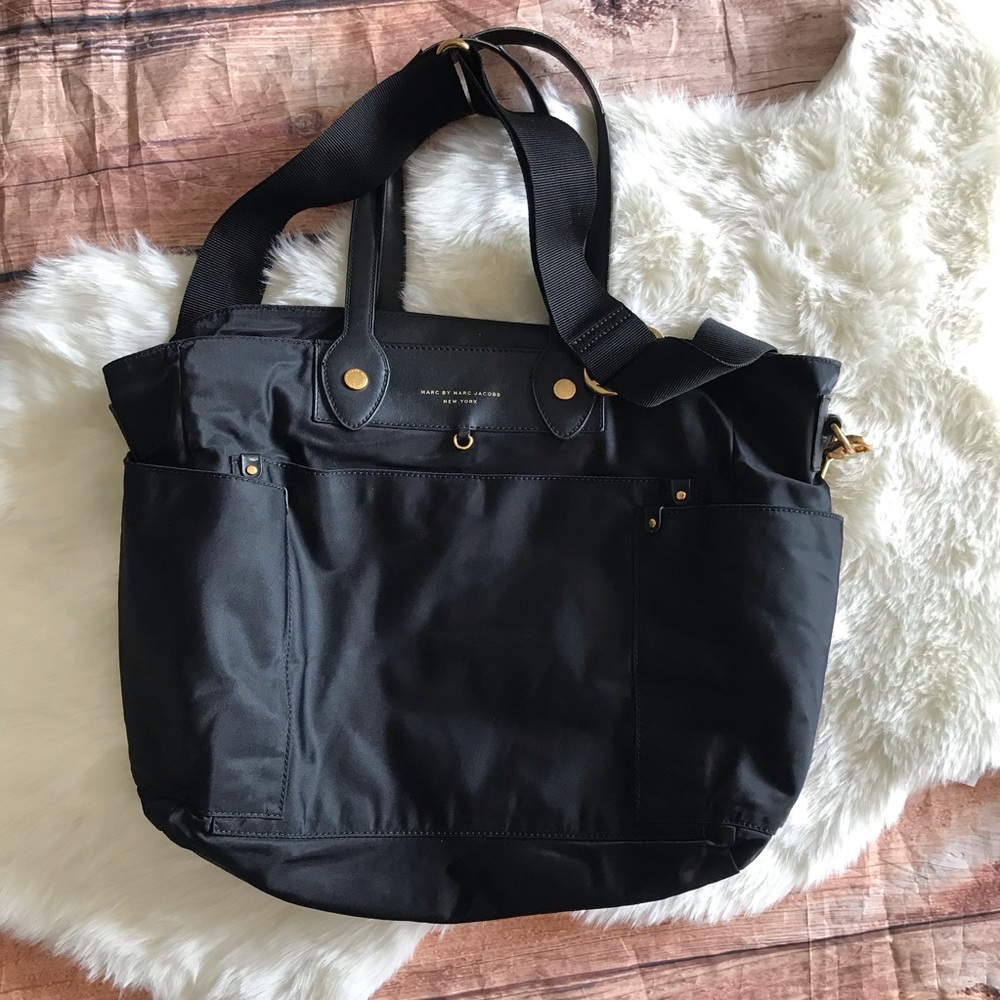 Marc by Marc Jacobs black Nylon diaper bag GUC
